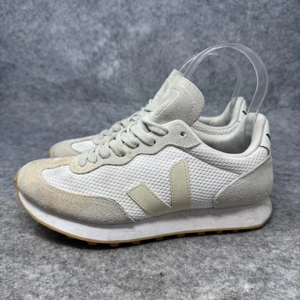 Veja Rio Branco Alveomesh Sneaker Shoes Pierre Beige Womens Size 6 Trainers